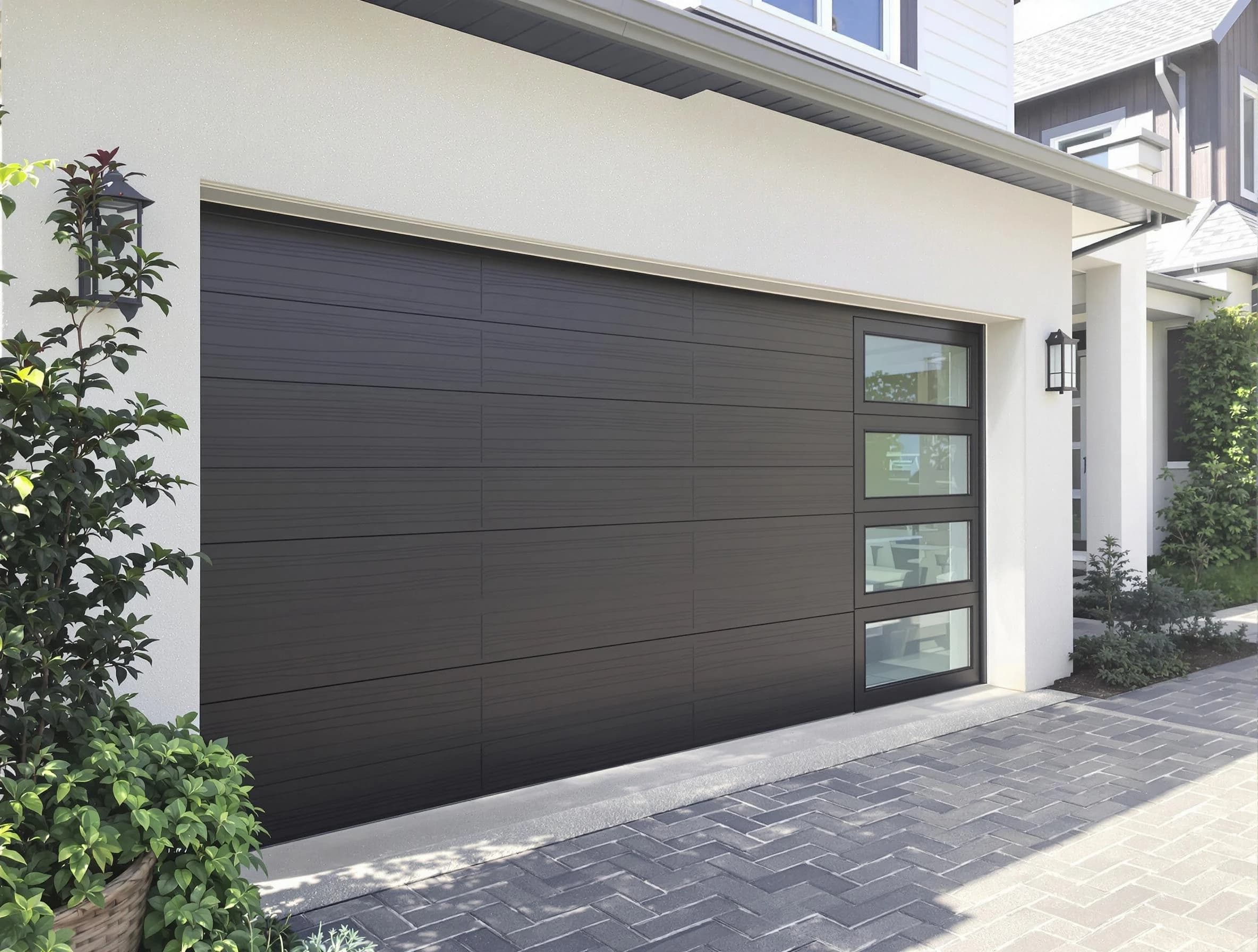 Custom garage door installation by Decatur Garage Door Repair in Decatur