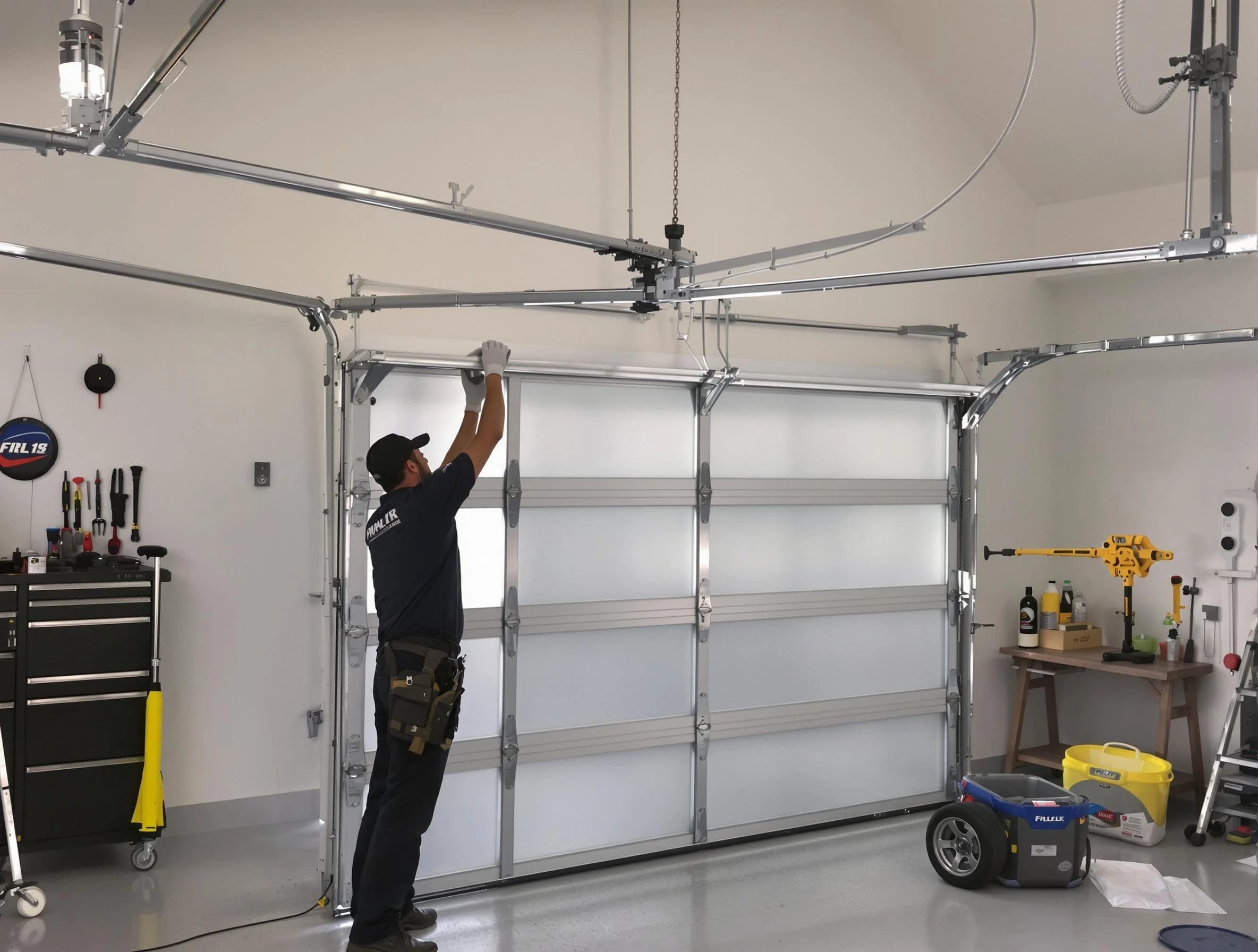 Decatur Garage Door Repair certified team performing precision garage door installation in Decatur