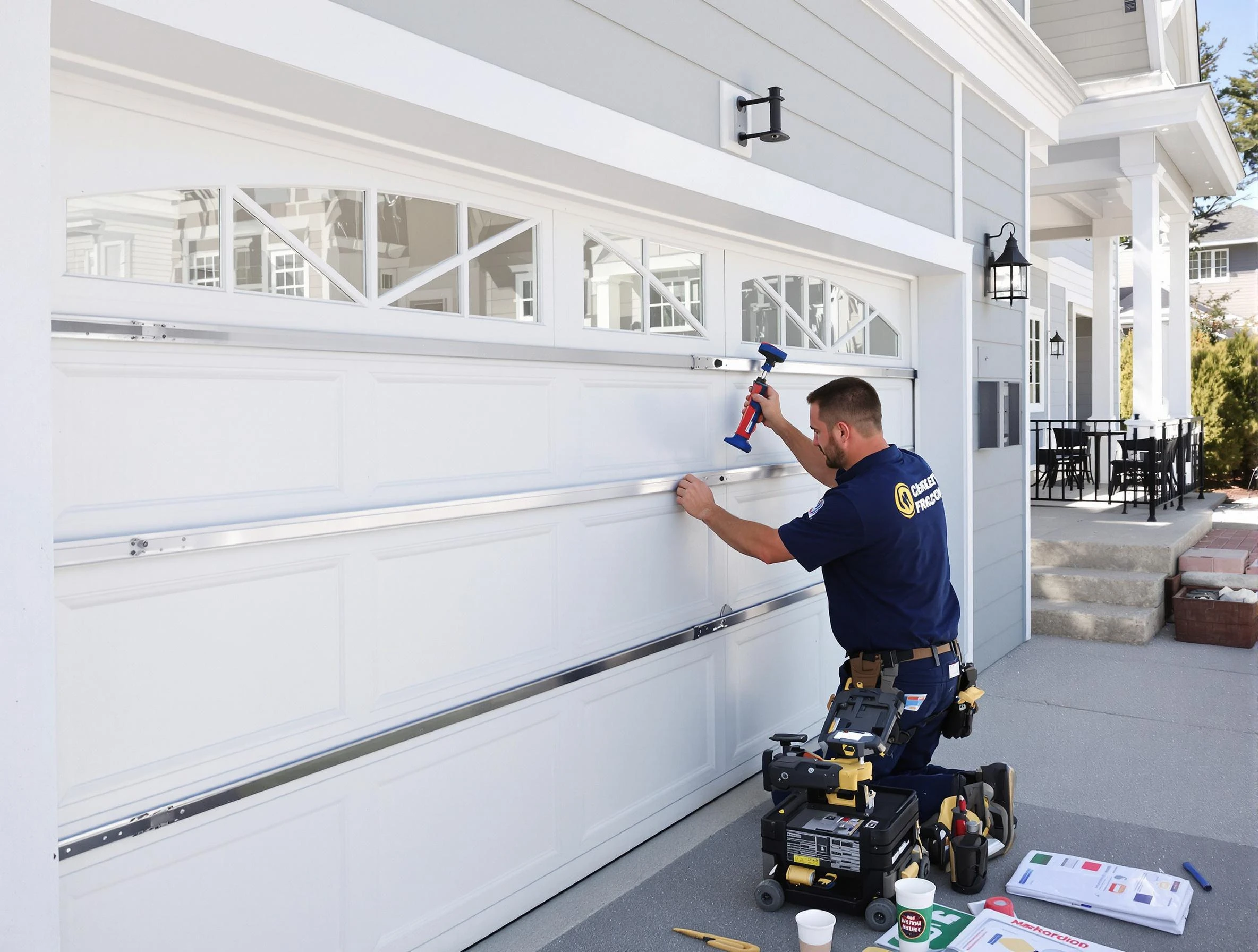 Professional garage door installation by Decatur Garage Door Repair in Decatur