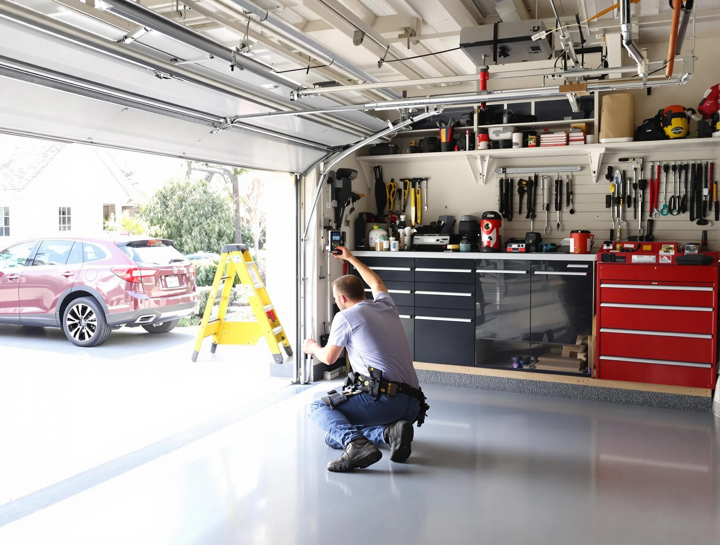 Local garage door repair service by Decatur Garage Door Repair in Decatur
